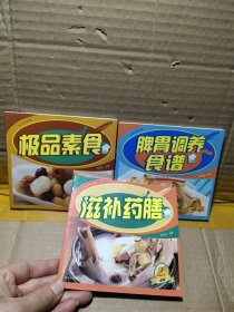 滋补药膳、极品素食、脾胃调养食谱 合售
