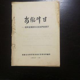 打倒叶飞—斩断叶飞伸向公安部门的黑手（书脊有虫蛀）