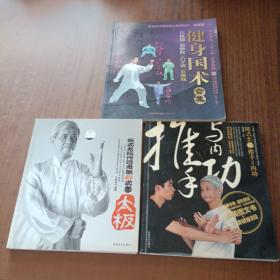 健身国术合集 八段锦 易筋经 六字诀 五禽戏+陈氏太极传统老架83式拳+ 陈式太极推手与内功(3本)
