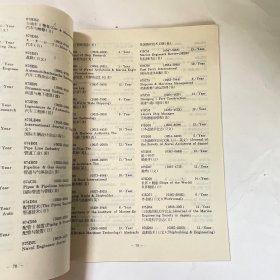 外文期刊馆藏目录（1995年版）