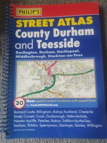 Philip's Street Atlas County Durham and Teesside (Philip's Street Atlases) [Spiral-bound]