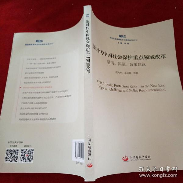 新时代中国社会保护重点领域改革：进展、问题、政策建议（国务院发展研究中心研究丛书2018）