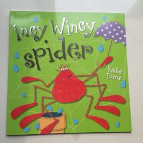 英文原版 Incy Wincy Spider 因西温西蜘蛛  儿童绘本读物