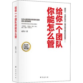 《给你一个团队，你能怎么管·百万册增订版》