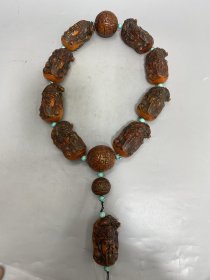 高仿蜜蜡武财神（关公）手持 尺寸如图