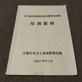 应用磁性槽泥改造高能耗电动机培训教材