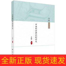 中國新詩理論批評(píng)史
