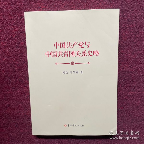 中国共产党与中国共青团关系史略 签名