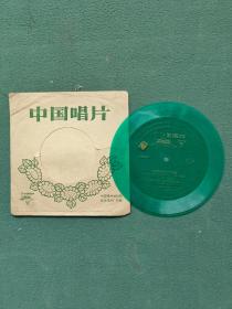 1974年，薄膜塑料唱片（女声独唱）〔延安窑洞住上了北京娃〕