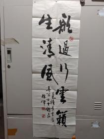 字画:   徐晖书法作品  画蕊尺寸110*36Cm   /抽屉1