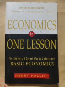 Economics in One Lesson：The Shortest and Surest Way to Understand Basic Economics