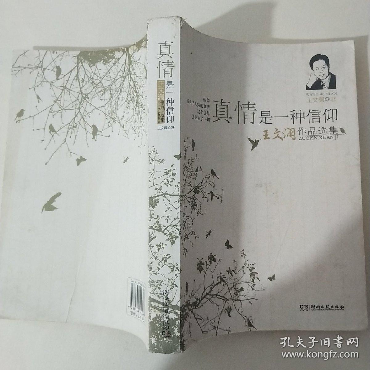 真情是一种信仰 : 王文澜作品选集