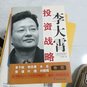 李大霄投资战略