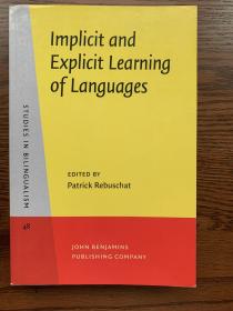 Implicit and Explicit Learning of Languages