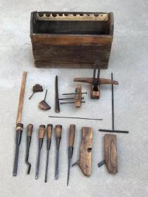 民俗手艺人工具，老木匠工具一套，小巧精致，包老，正常使用