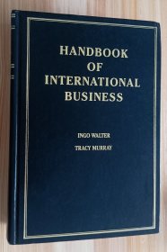 英文书 The Handbook of International Business 2nd Edition by Ingo Walter (Editor), Tracy Murray (Editor)