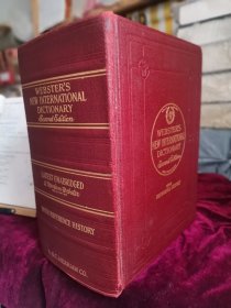 Webster's new international dictionary of the English language(second edition) 韦氏新国际英语词典 第二版