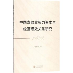 中国寿险业智力资本与经管绩效关系研究