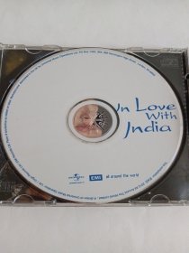 歌曲CD：In Love With India（裸碟） 1CD 多单合并运费