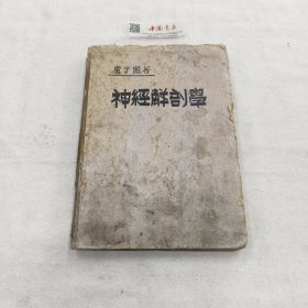 神经解剖学 全一册 精装 民国 初版 作者卢于道浙江鄞县（今宁波）人 中国解剖学家 中国解剖学的先驱之一