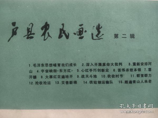 户县农民画选  第二辑，范治有，杨直，马振龙，陈广飞，郝发贵，郑志军，李凤兰，张兴隆，朱春桥，张林，李冠晓，杨志贤，严建兴，曹顺中，刘惠生作品