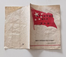 建国十周年展览说明书（商业馆） 稀少