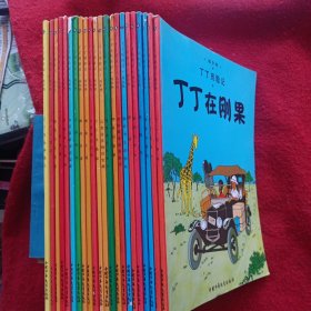 2404大16：丁丁历险记~22册大全套，开本930 X1230大16开~09年一版