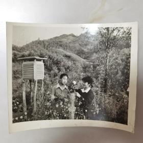 八十年代 新闻出版原版照片 学智摄影作品 南召县山区气象观测站