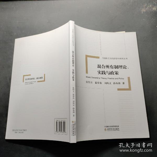 马克思主义经济学中国化丛书 混合所有制理论、实践与政策