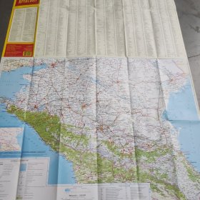 俄罗斯 车臣共和国 格罗兹尼地图 北高加索地图 外文原版