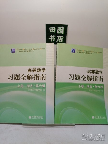 高等数学习题全解指南 上册：同济·第六版