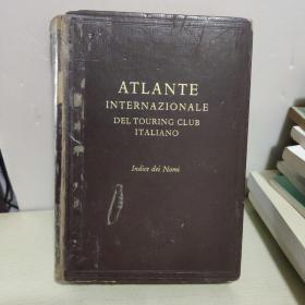 ATLANTE INTERNAZIONALE DEL TOURING CLUB ITALIANO1968年版  里面有划线