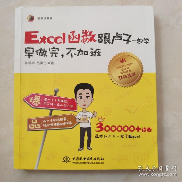 Excel函数跟卢子一起学　早做完，不加班（全彩视频讲解版）