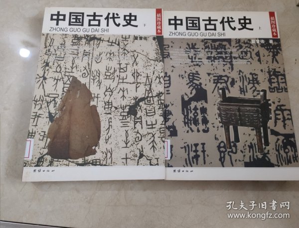 中国古代史（上 下）——民国珍本丛刊  全两册合售 馆藏 无笔迹