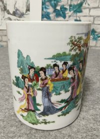 笔筒-红楼梦金陵十二钗