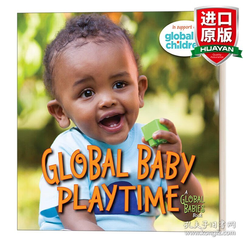 英文原版 Global Baby Playtime (Global Babies) 全球宝宝系列 玩耍时间 0-3岁儿童绘本 纸板书 Maya Ajmera 英文版 进口英语原版书籍