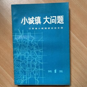 小城镇 大问题：江苏省小城镇研究论文选（第一集）
