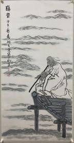 ．左德福
中国美术家协会会员
左德福，号妖精洞主，1954年生，河北唐山人。现为中国美术家协会会员，北京聚玉斋画廊代理画家。国家二级美术师。