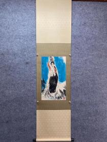 周思聪立轴   画芯尺寸67×37