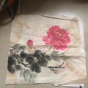 手绘牡丹小品（无款）