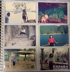 老相片 老照片 老彩色照片 老相册，一个家庭的生活照，游玩儿照，女孩很漂亮，父母都是领导，内容很好，共2本，共100多张，320元包邮 Y2023035