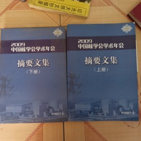 2009中国核学会学术年会摘要文集上下