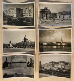 50年代苏联老照片式明信片10枚