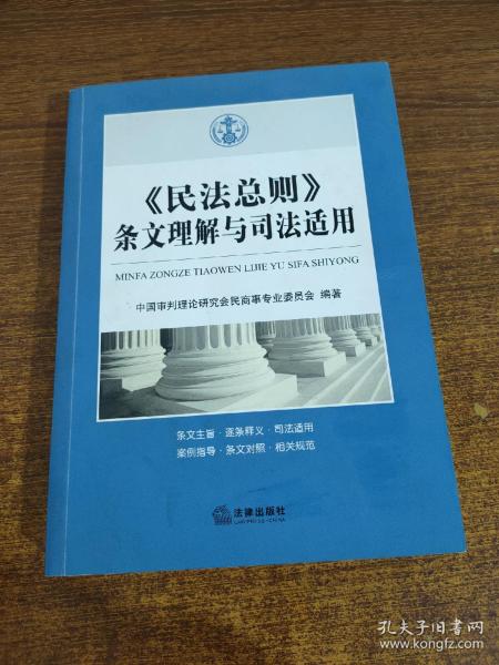 《民法总则》条文理解与司法适用