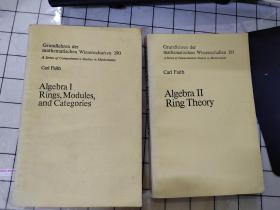 Algebra I Rings,Modules,and Categories《代数学 第一卷 环、模与范畴》，Algebra II Ring Theory代数学 第2卷，