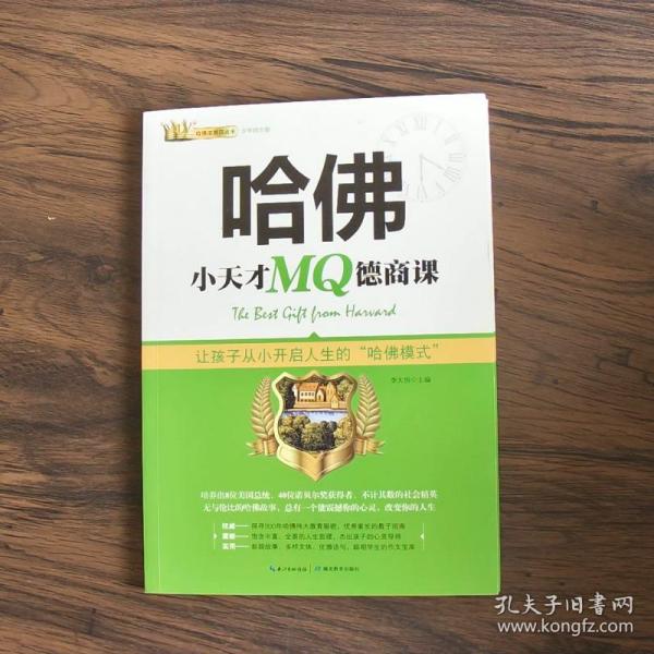 哈佛小天才MQ德商课：和美国孩子一起磨练德商