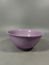 清储秀宫紫红碗