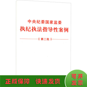 中央纪委国家监委执纪执法指导性案例 第2批