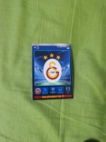 帕尼尼 panini 游戏版 2014-15 欧冠 球星卡 队徽 加拉塔萨雷