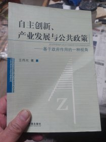 旧书《自主创新、产业发展与公共政策——基于政府作用的一种视角》一册